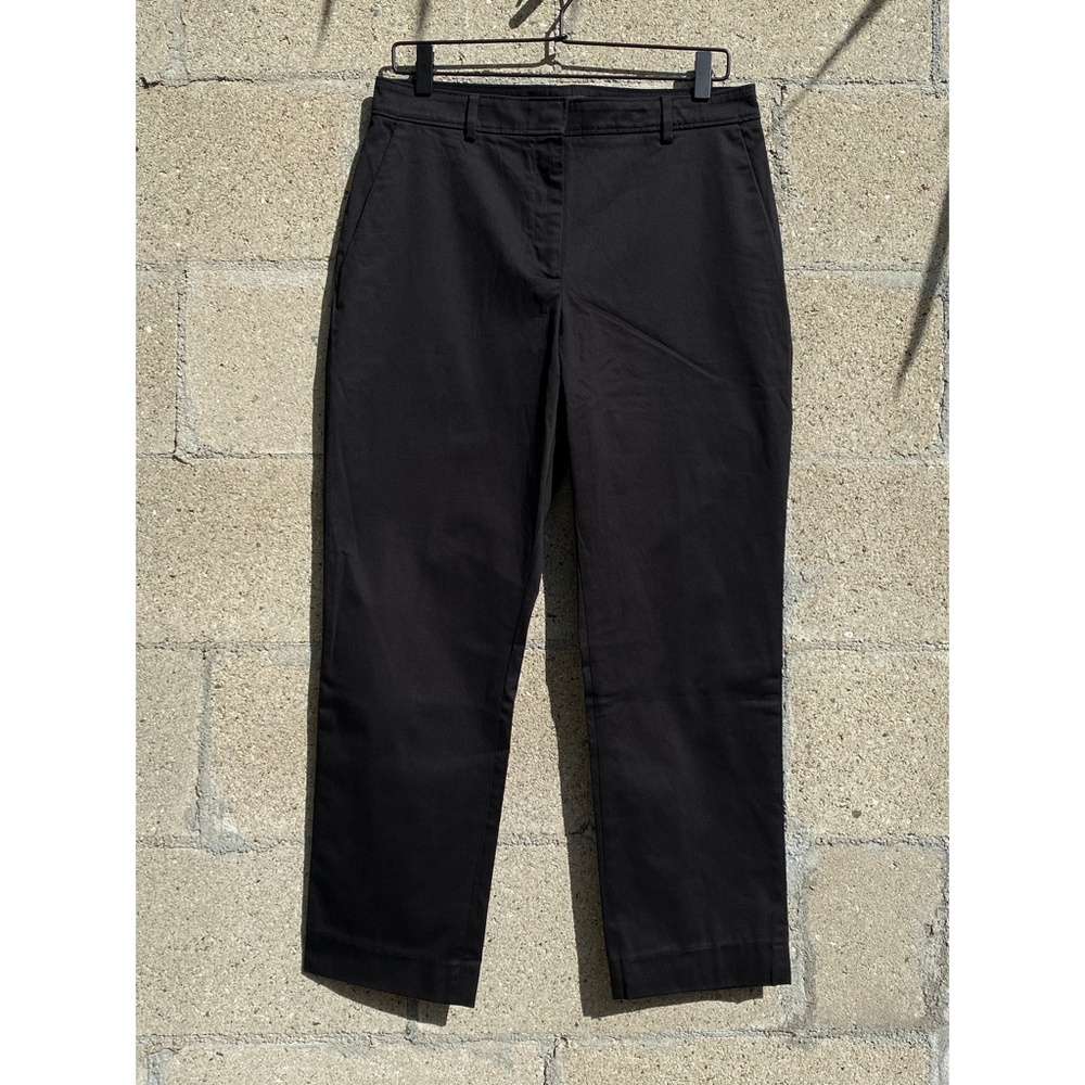 Purificacion Garcia - Black Satin Pants / Trousers - Size L (EU40)